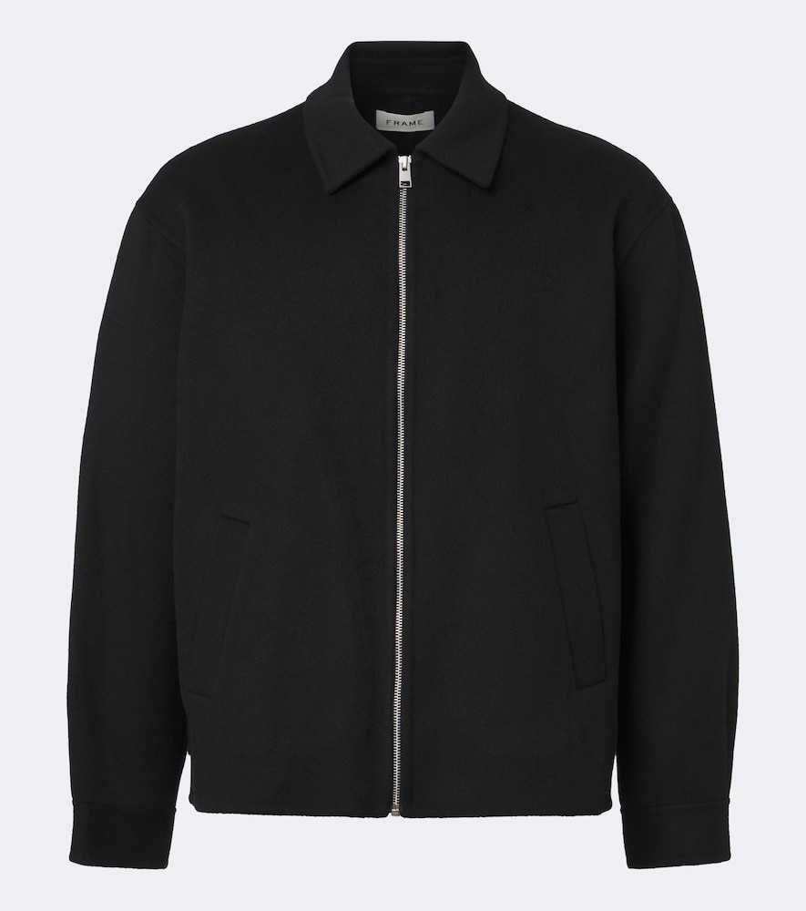 Frame Wool Jacket In Black