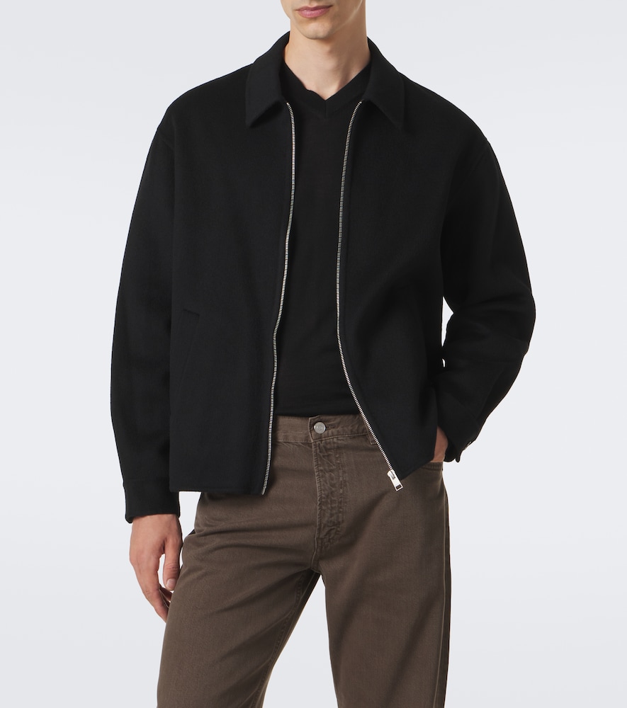 Frame Wool Jacket In Black