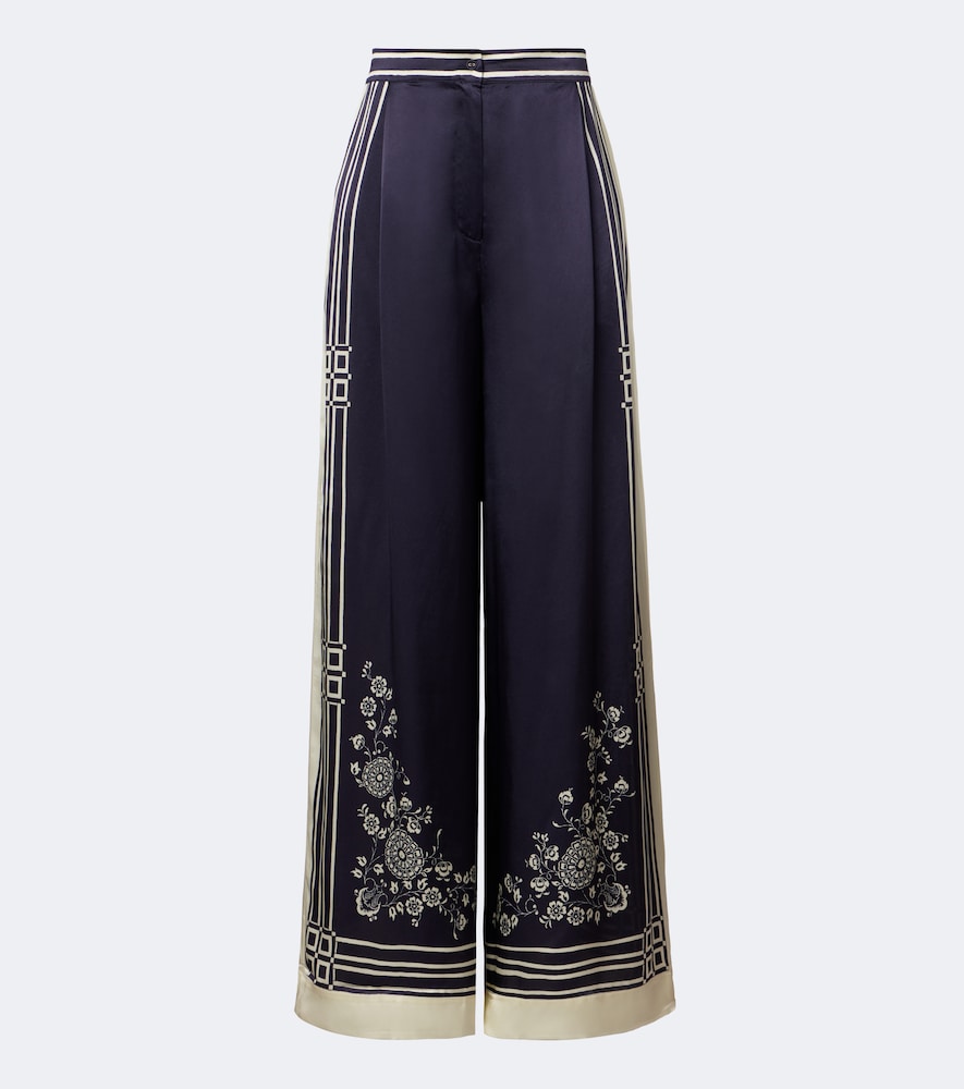 Almais Pantalon ample Banderra en satin de soie 490 €