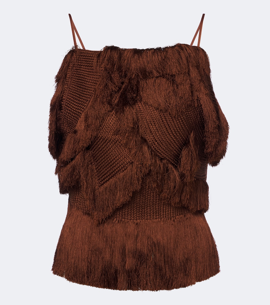 Braided Fringed Top