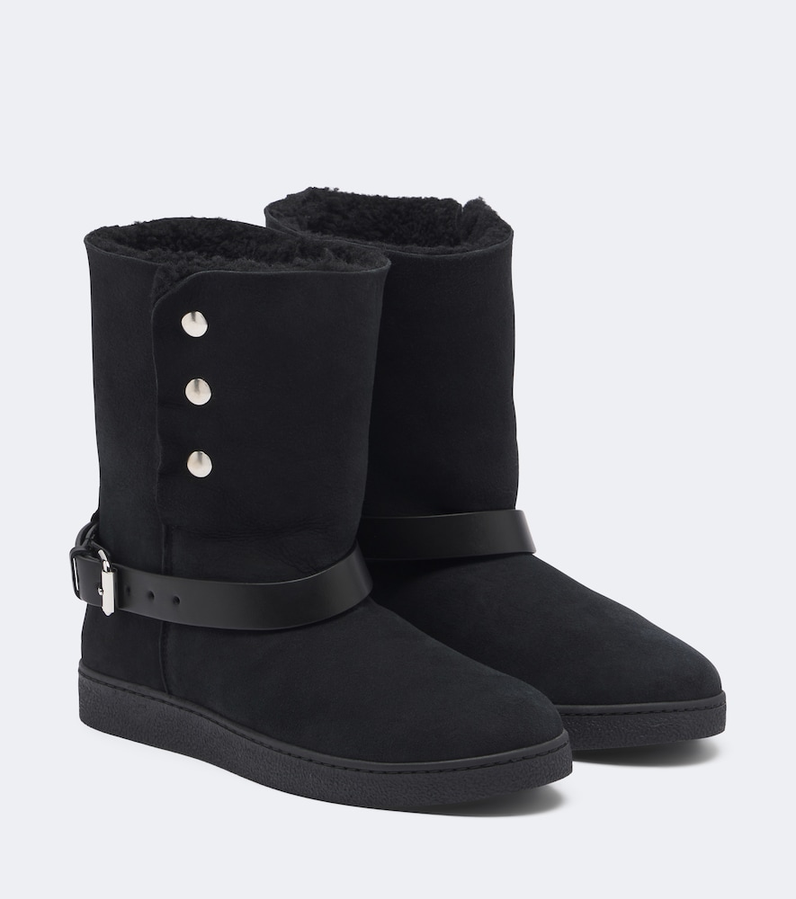 Nolyz Shearling-Lined Ankle Boots