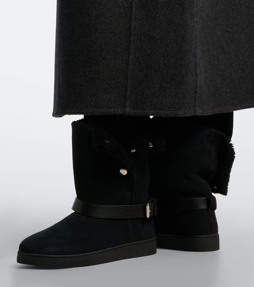 Nolyz Shearling-Lined Ankle Boots