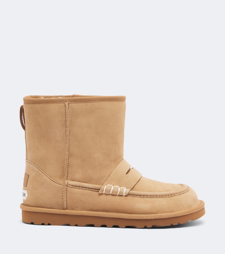 X Ugg Shearling-Lined Ankle Boots