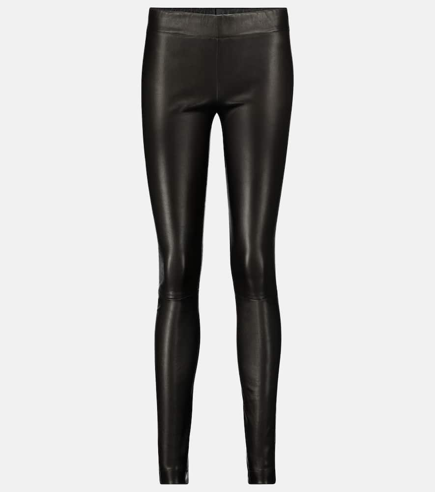 Moto leather leggings