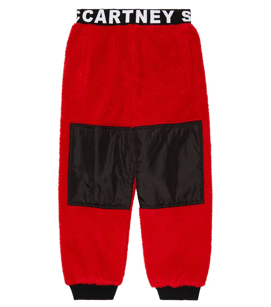 Stella McCartney Kids Logo fleece sweatpants