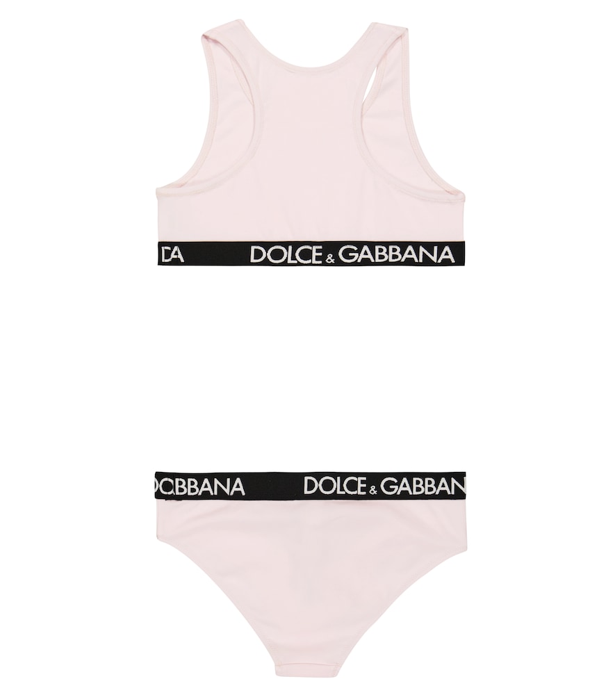  Dolce&gabbana Kids Dolce&gabbana Kids Set Aus Top Und Höschen 