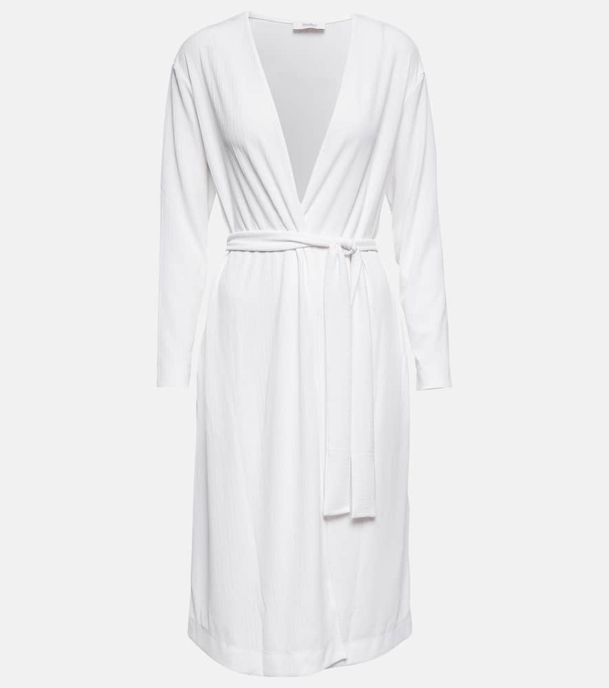 Max Mara Belted ribbed-knit cardigan