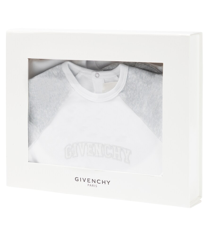  Givenchy Kids Givenchy Kids Baby Set Aus Strampler, Mütze Und Lätzchen 