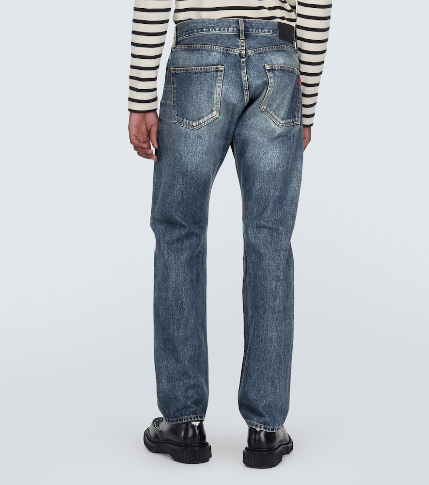  Undercover Undercover Bestickte Straight Jeans 