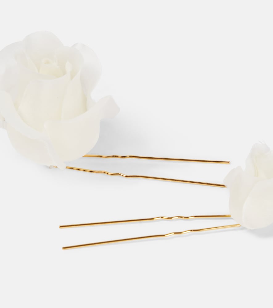  Jennifer Behr Jennifer Behr Bridal Rosalie Set Of 5 Bobby Pins 