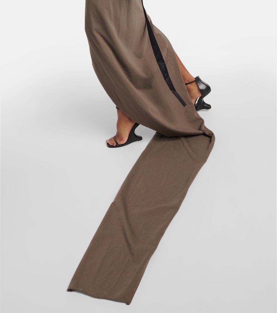 Drkshdw Gathered Cotton Maxi