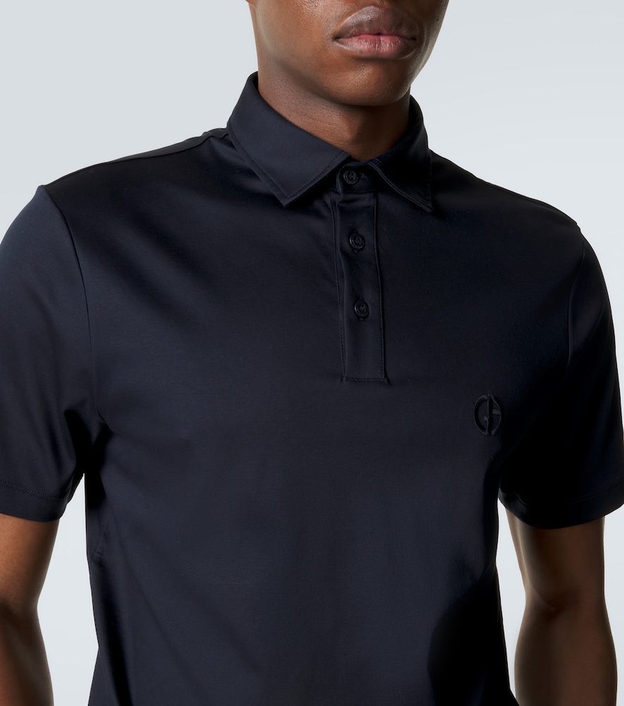  Giorgio Armani Giorgio Armani Polohemd Aus Baumwolle 