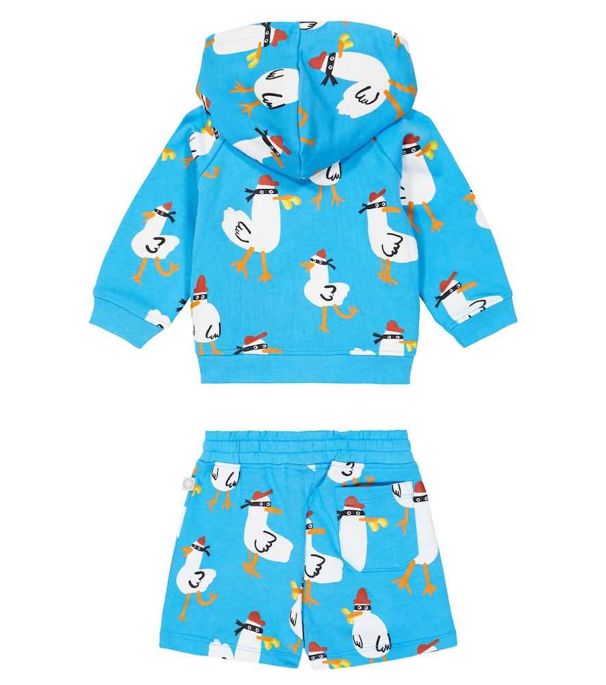  Stella Mccartney Kids Stella Mccartney Kids Baby Set Aus Kapuzenjacke Und Shorts 