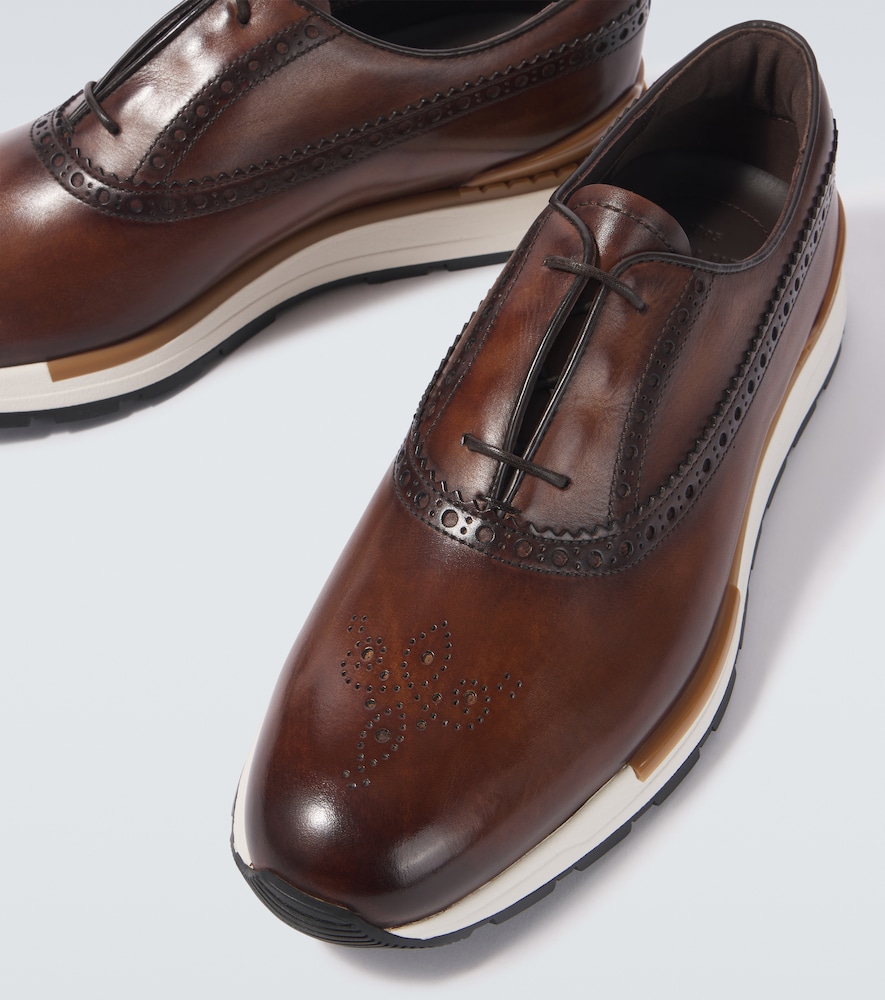  Berluti Berluti Fast Track Leather Sneakers 