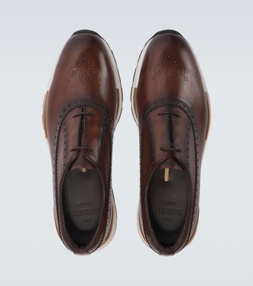  Berluti Berluti Fast Track Leather Sneakers 