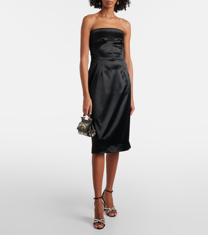  Dolce&gabbana Dolce&gabbana Satin Bustier Dress 