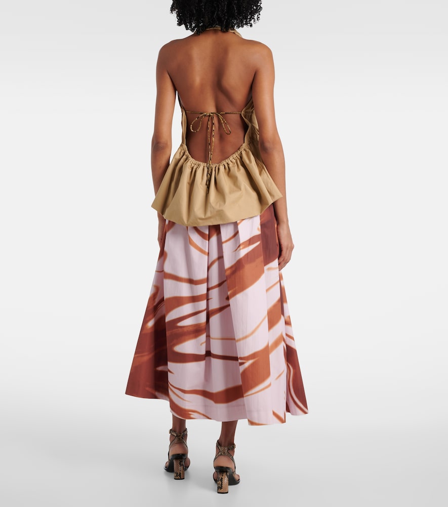  Dries Van Noten Dries Van Noten Top Aus Baumwollpopeline 