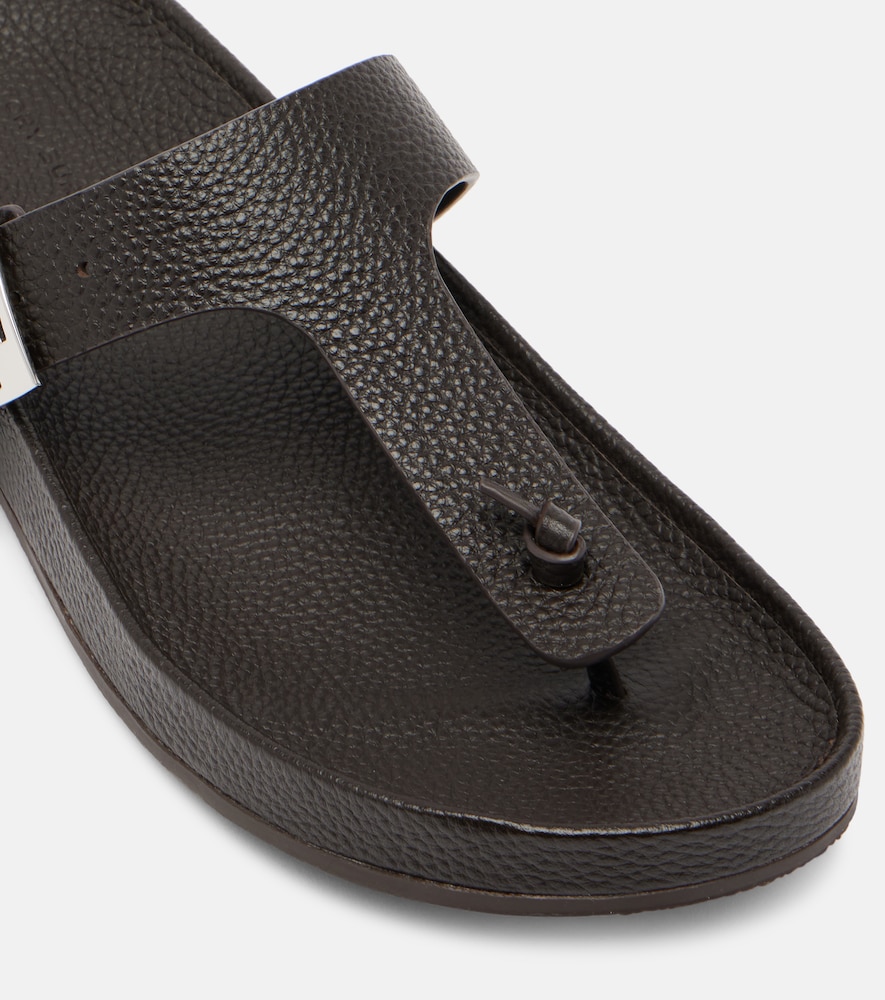  Tory Burch Tory Burch Mellow Leather Thong Sandals 