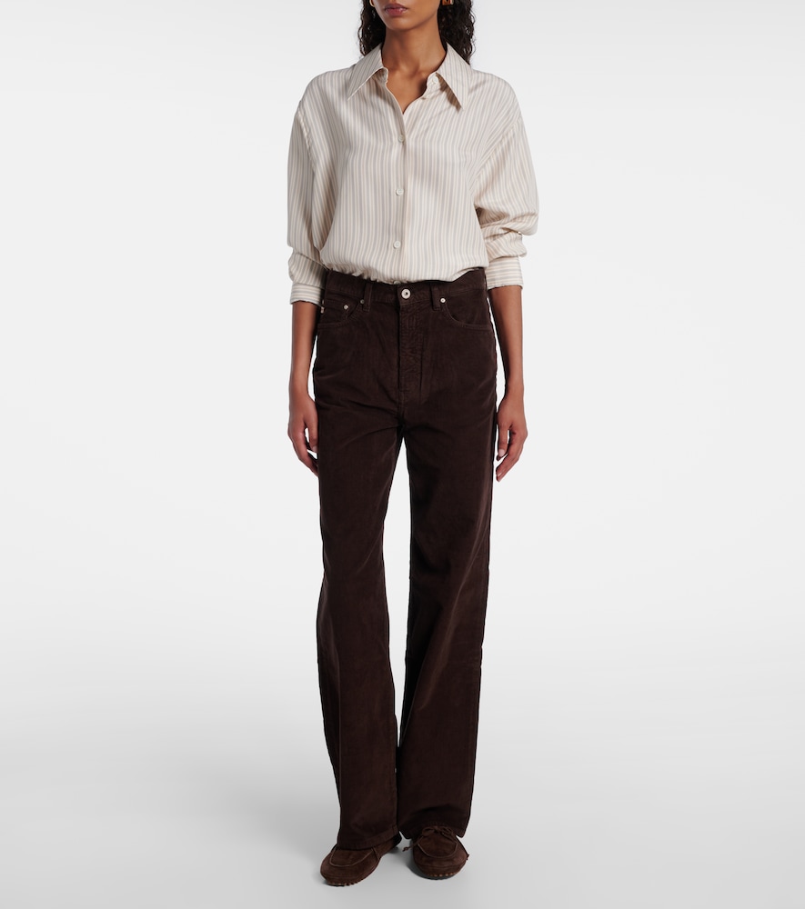 Kora High-Rise Corduroy Wide- Leg