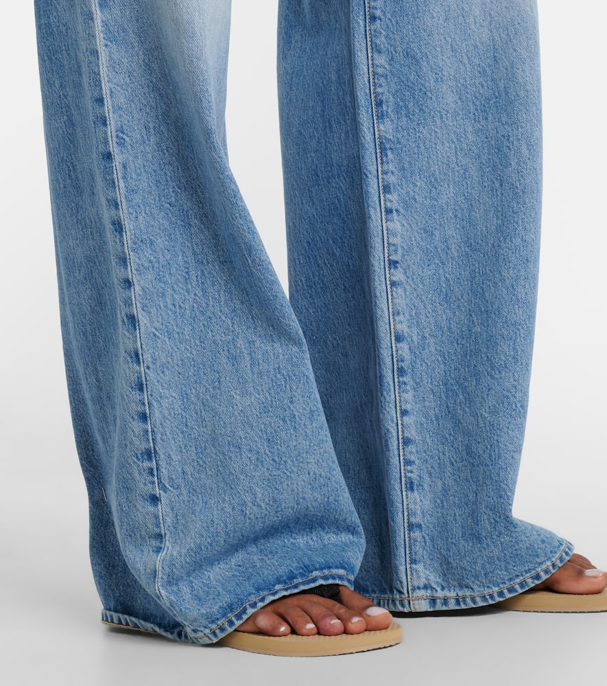 Slvrlake Eva High-rise Wide-leg Jeans In Blue