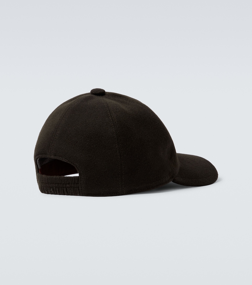  Loro Piana Loro Piana Bestickte Baseballcap Aus Kaschmir 