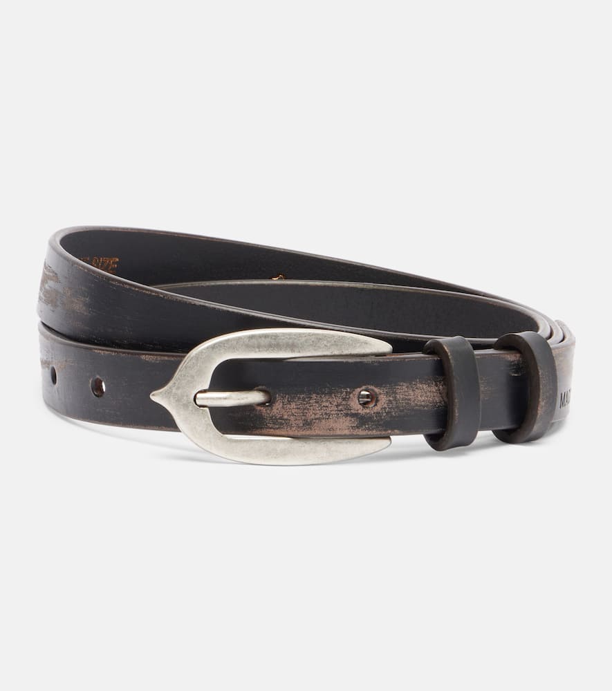 Leather belt