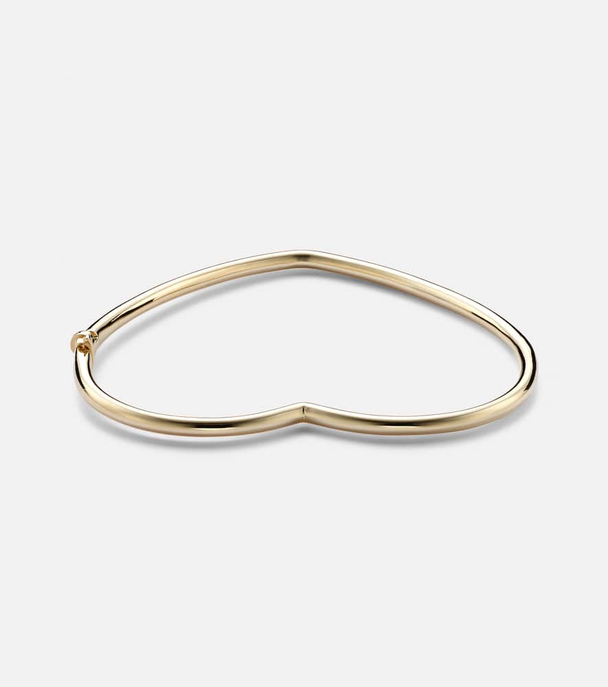 Yvonne Léon Jonc Caur 9kt Gold Bangle In Gold