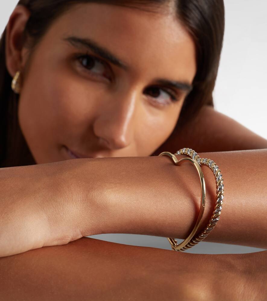 Yvonne Léon Jonc Caur 9kt Gold Bangle In Gold