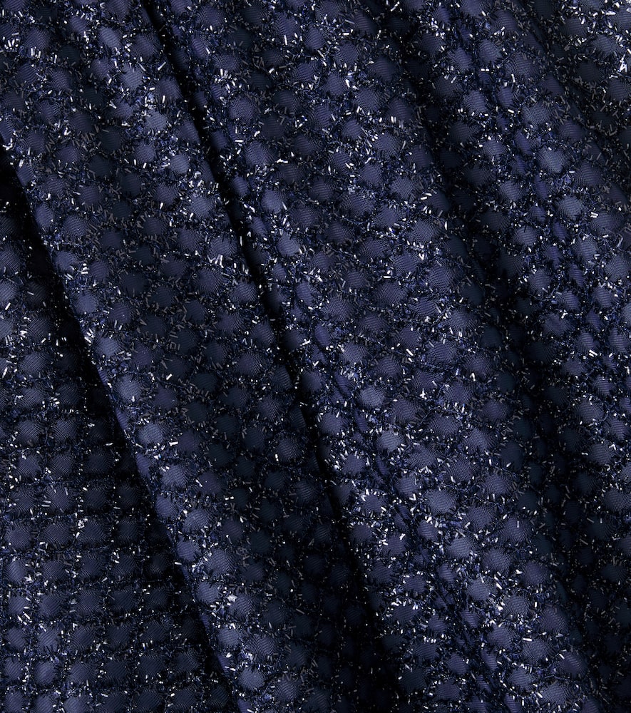 Scotch & Soda Fancy Lurex Skirt In Blue