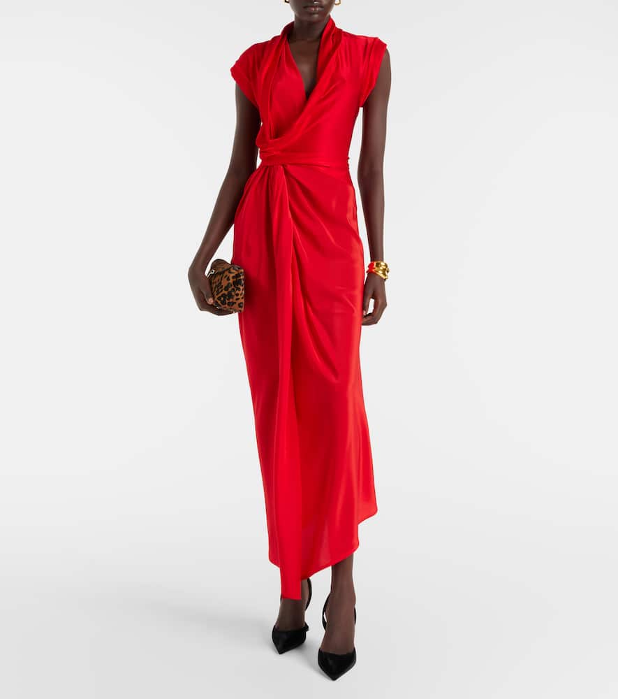 Amina Muaddi Holli 95 Velvet Slingback Pumps In Black