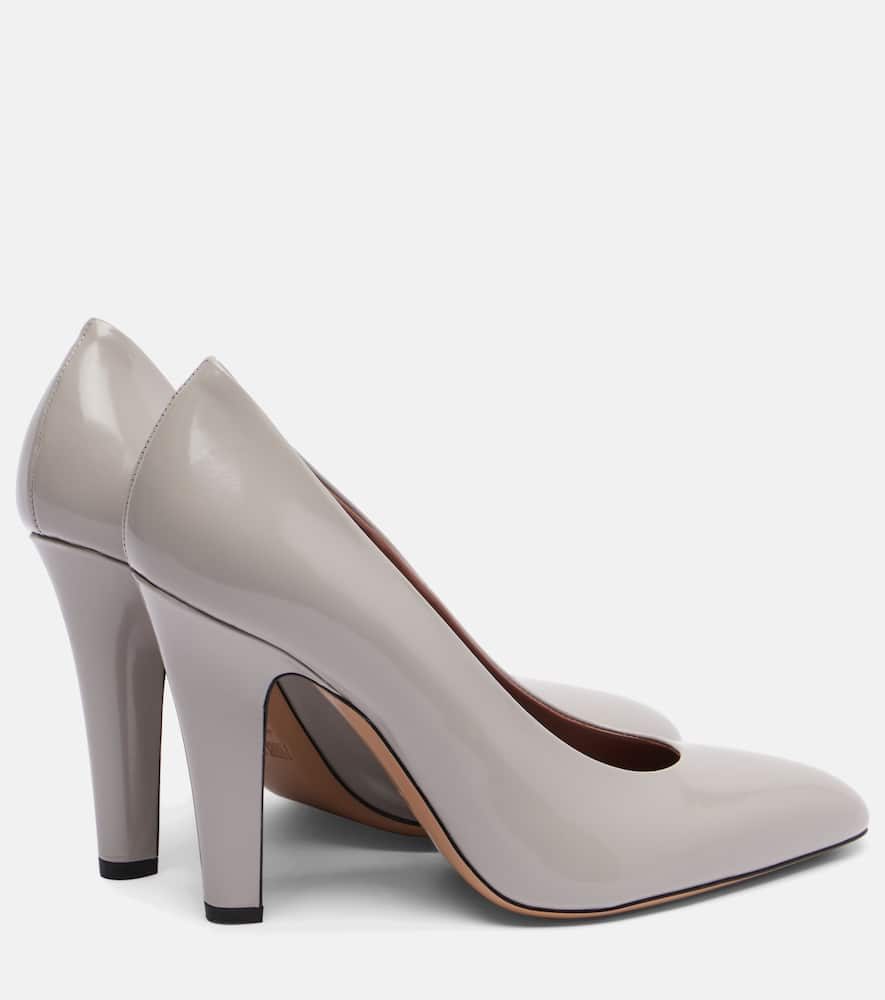 Paris Texas Elsa 100 Leather Pumps In Gray