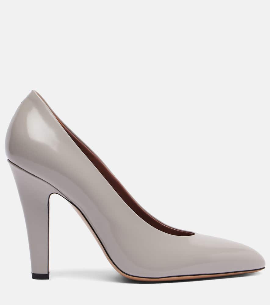 Paris Texas Elsa 100 Leather Pumps In Gray
