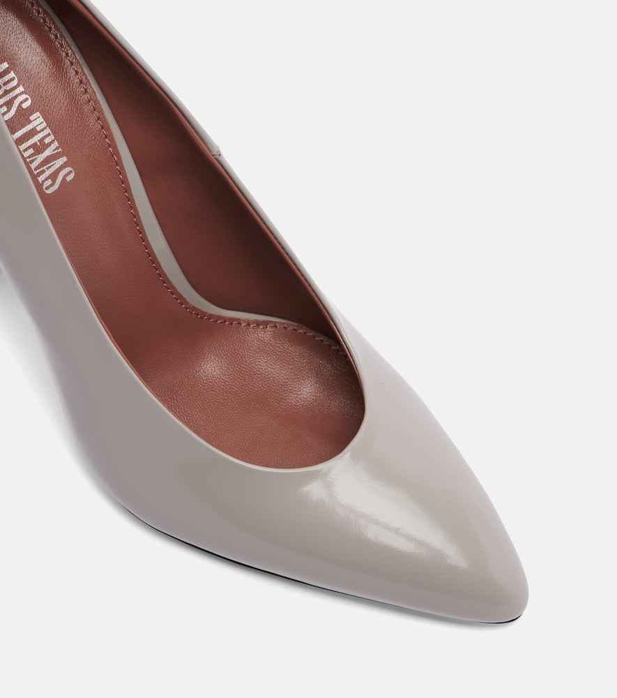 Paris Texas Elsa 100 Leather Pumps In Gray