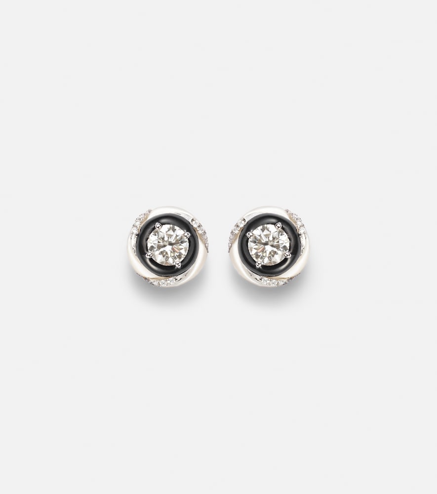 Kamyen Calisto 18kt white gold earrings with diamonds | Thumbnail 6 Kamyen Calisto 18kt white gold earrings with diamonds | Thumbnail 6