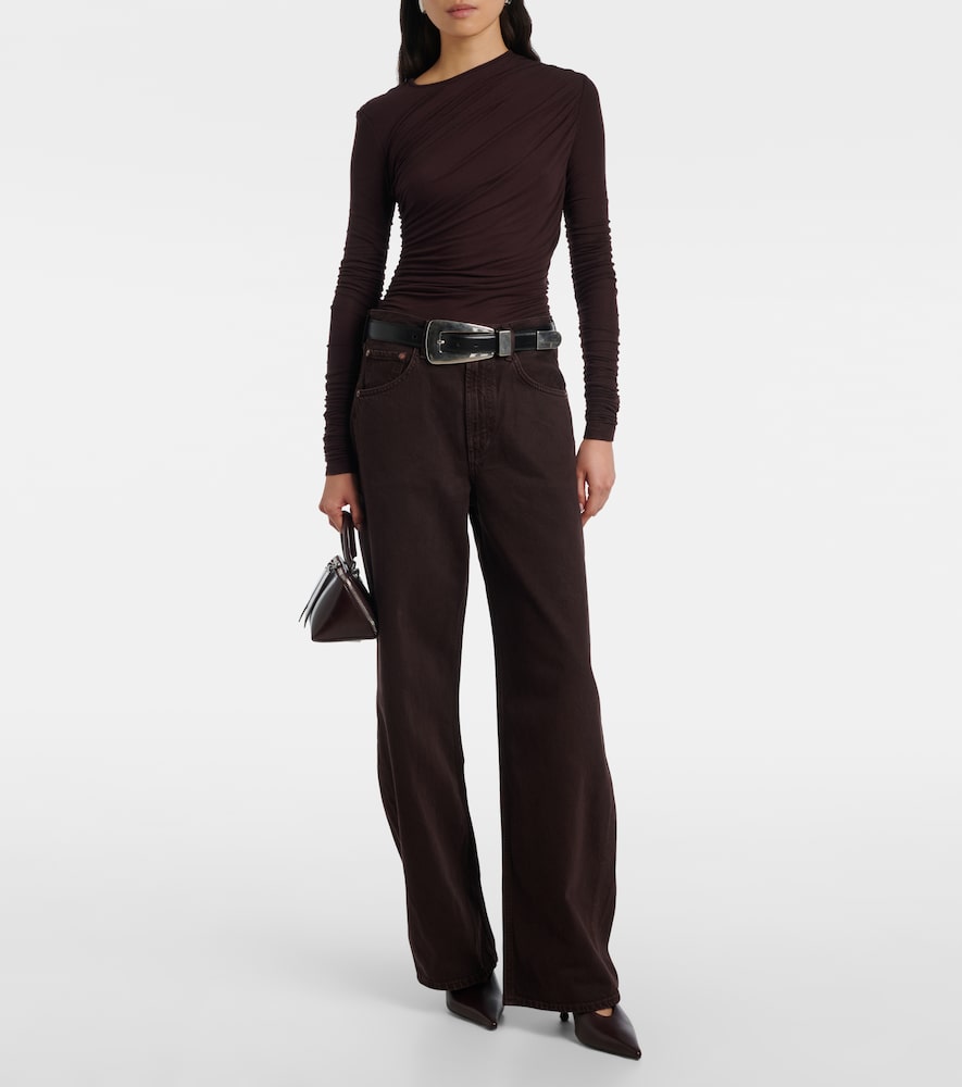  Agolde Agolde Tania Twist Ruched Top 