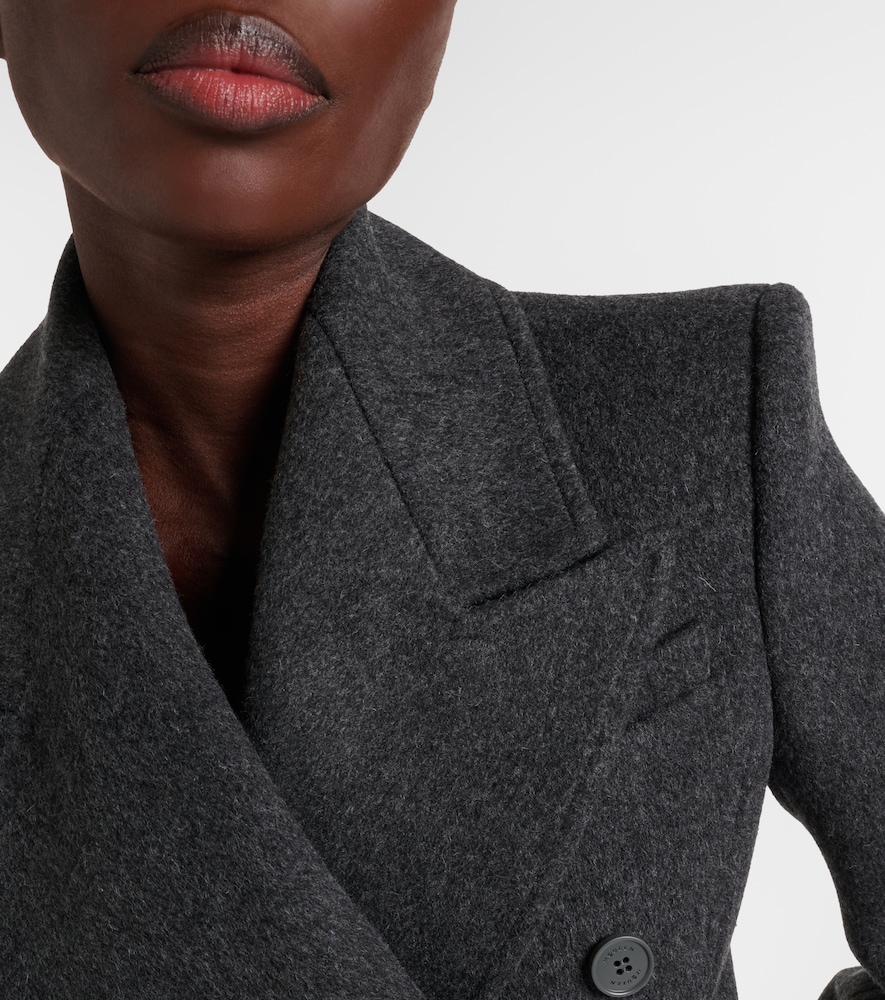  Mcqueen Mcqueen Double-breasted Wool Jacket 
