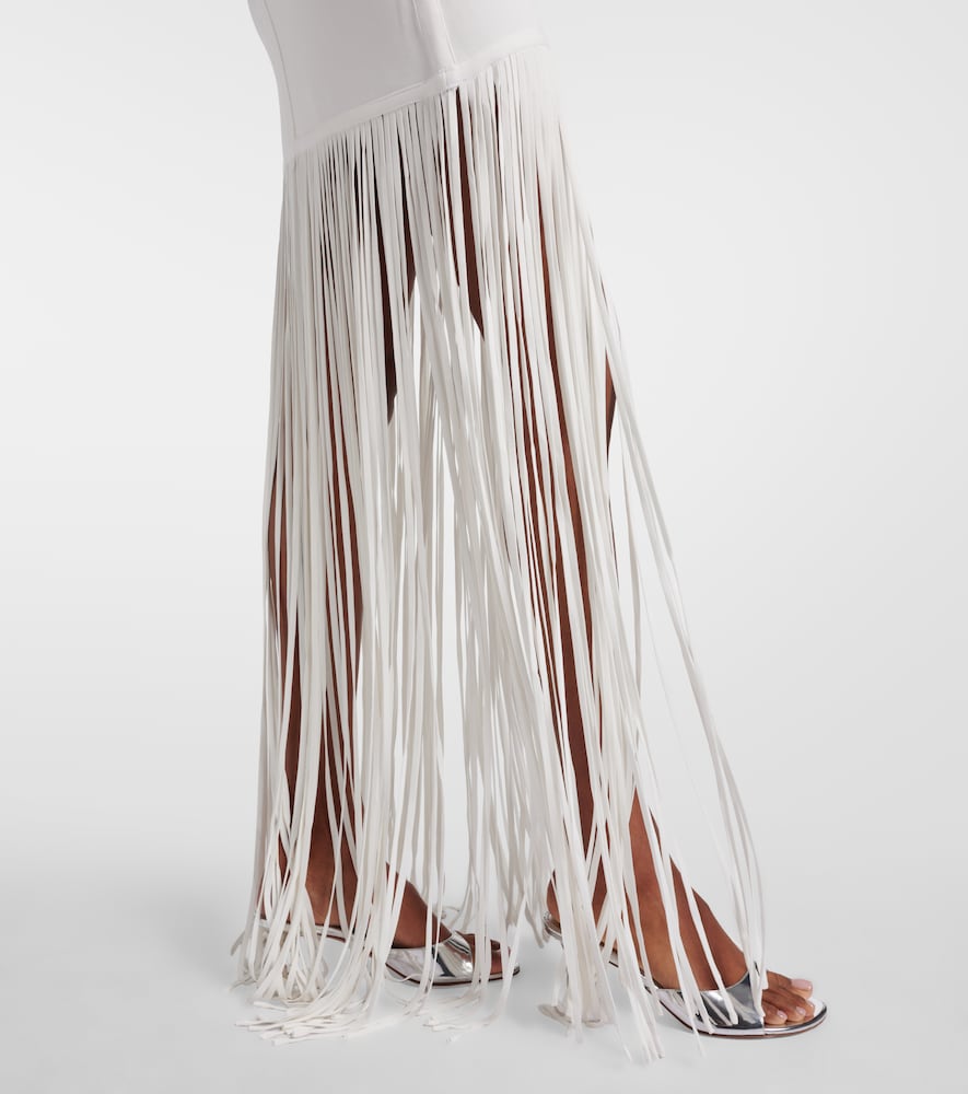  David Koma David Koma Maxikleid Aus Rippstrick 
