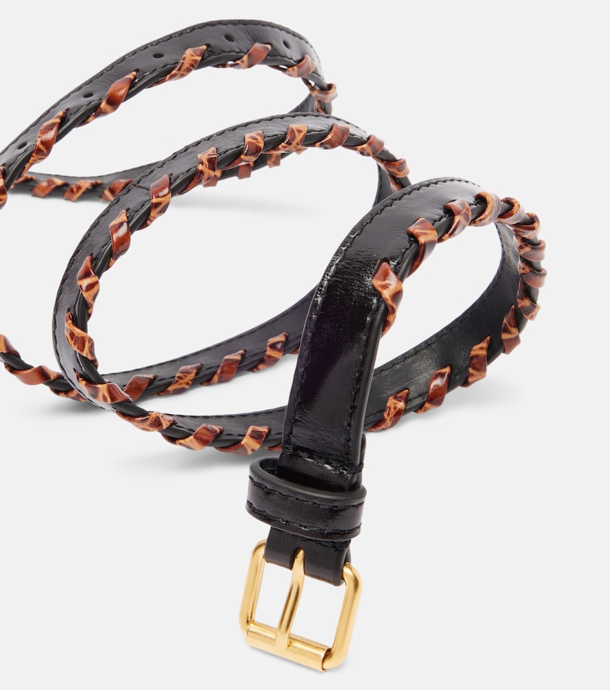  Dries Van Noten Dries Van Noten Braided Leather Belt 