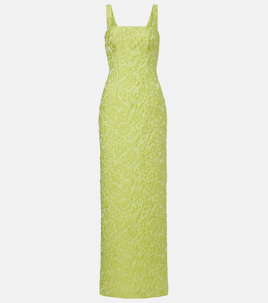Emilia Wickstead Micheline floral cloqué gown