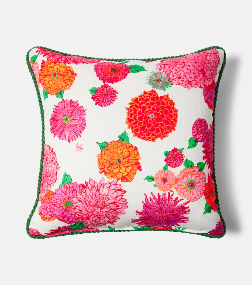  La Doublej La Doublej Bright Blooms Floral Cushion 