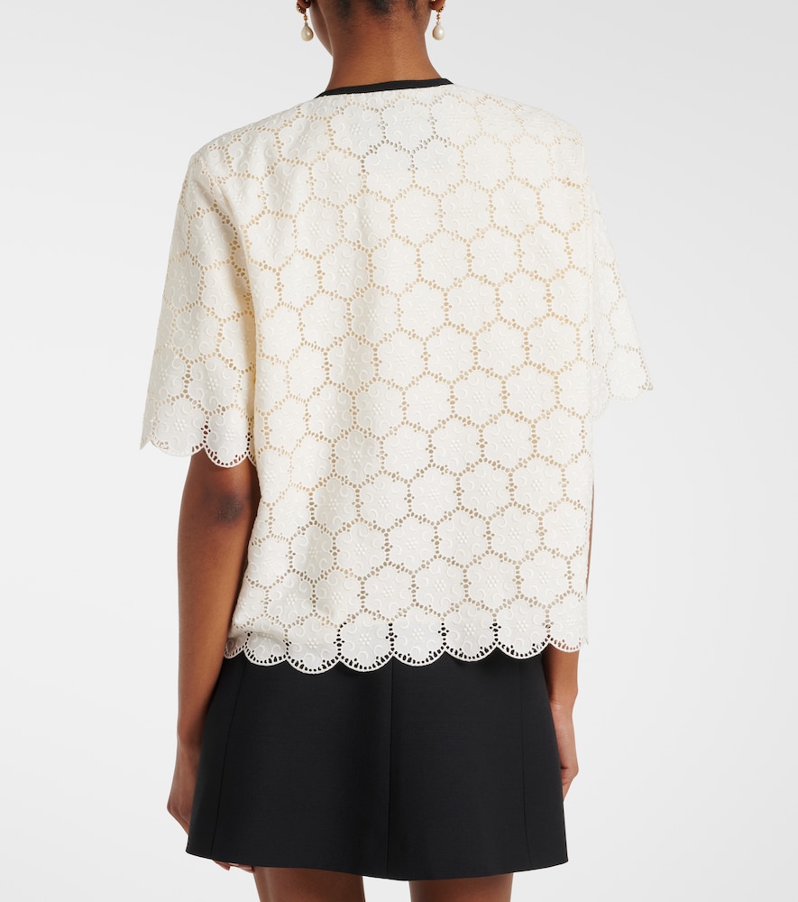  Valentino Valentino Embroidered Cotton Jacket 