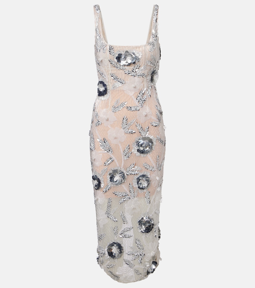 Verziertes Midikleid Pierre