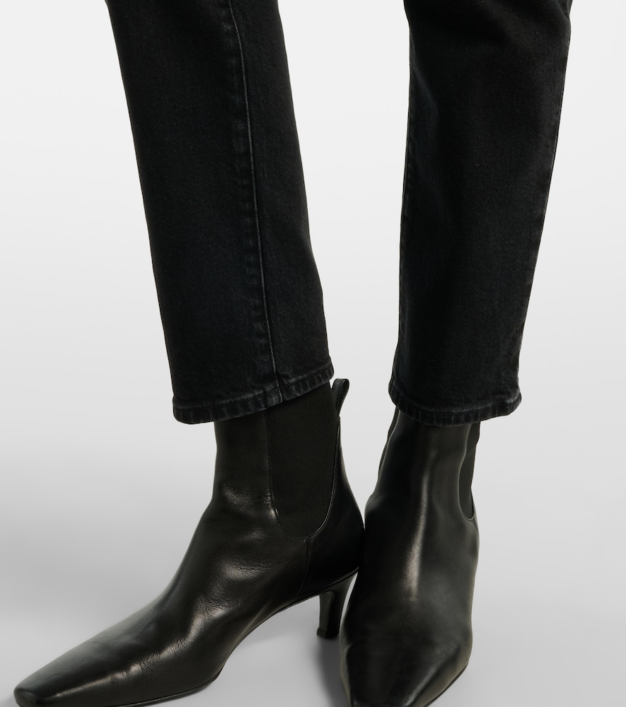 Borrowed Cropped Straight Jeans
