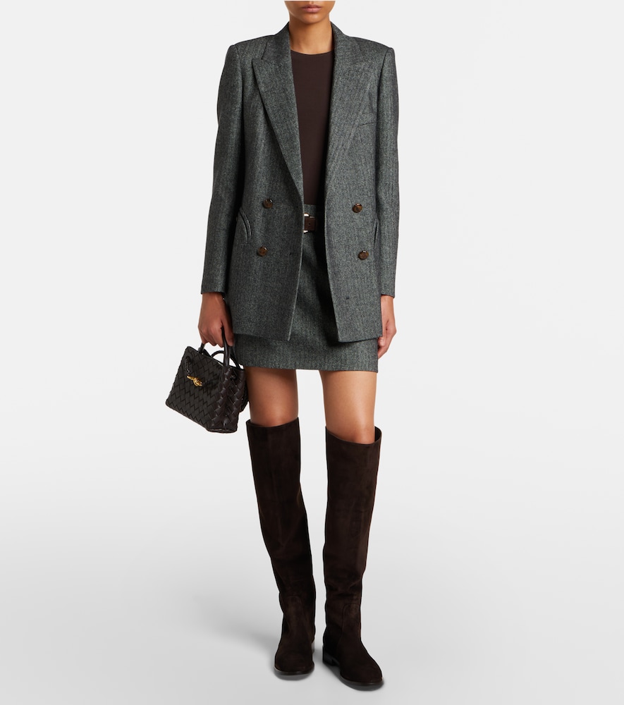  Blaze Milano Blaze Milano Everyday Herringbone Wool-blend Blazer 