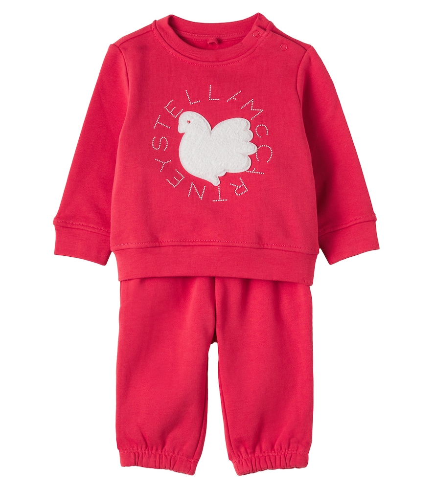Baby – Set felpa e pantaloni sportivi in cotone