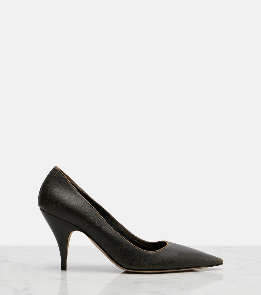  The Row The Row Liisa Three Leather Pumps 