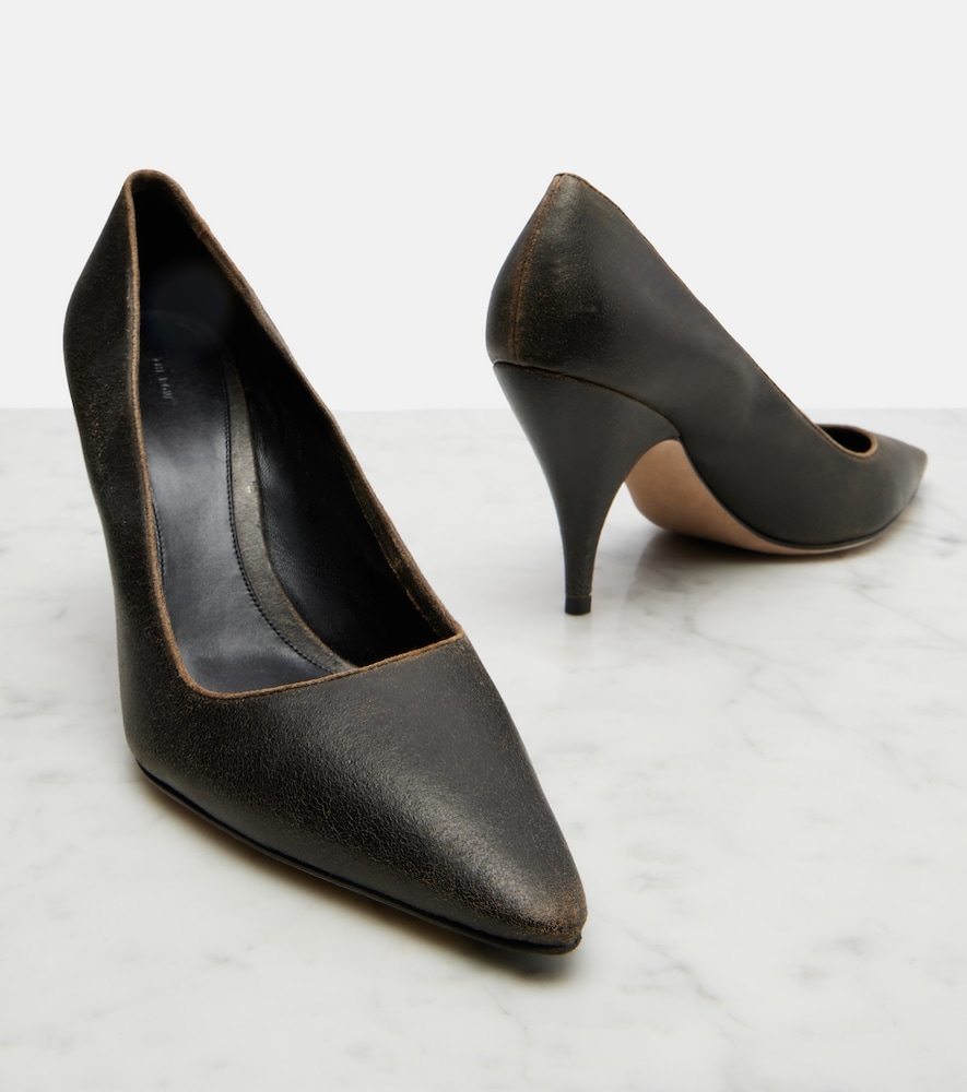  The Row The Row Liisa Three Leather Pumps 