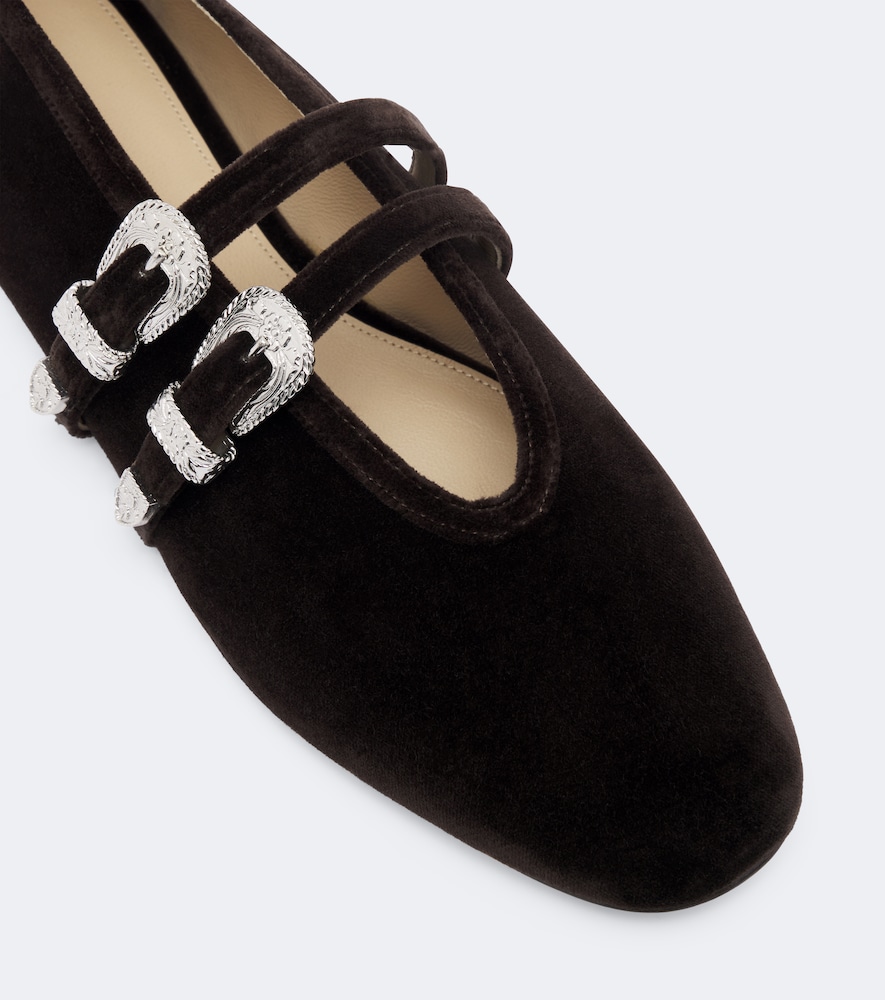 Le Monde Béryl Claudia Velvet Mary Jane Flats