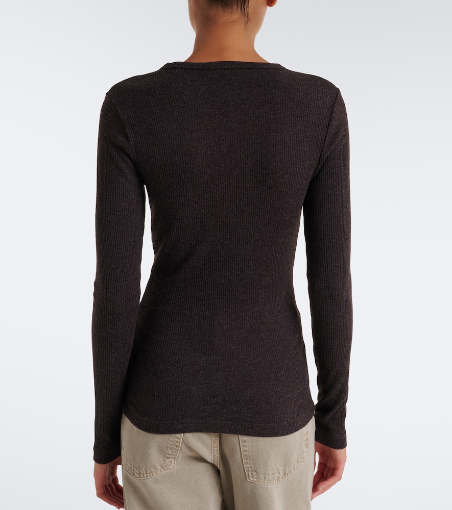 Delphi Ribbed-Knit Top