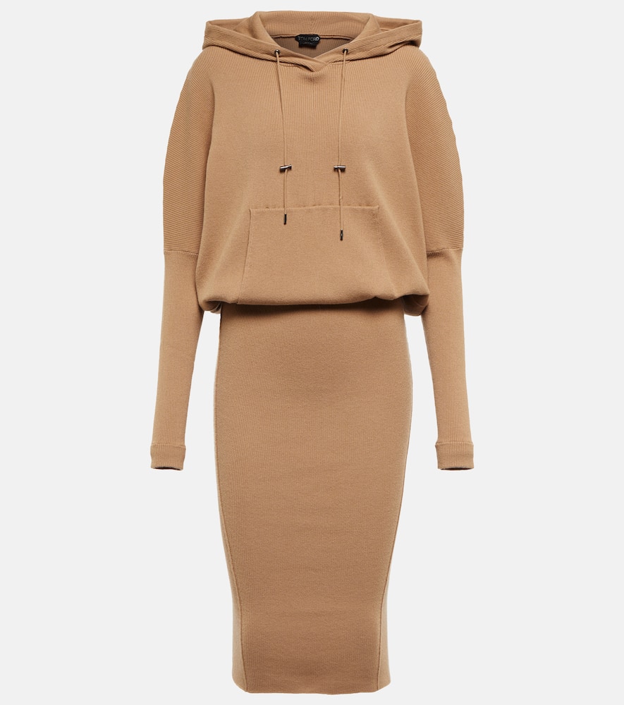 Tom Ford Cashmere-blend hoodie dress